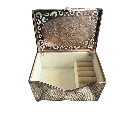 Things Remembered Trinket Jewelry Box Silver Tone 2x3.5 Grandma Engraved On top - Picture 3 of 8